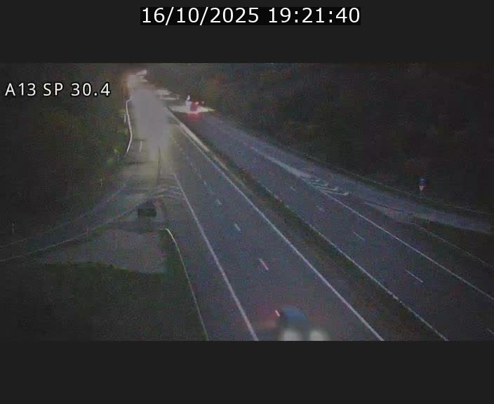 Traffic live webcam Luxembourg Altwies - A13 direction Luxembourg-ville - BK 30.4
