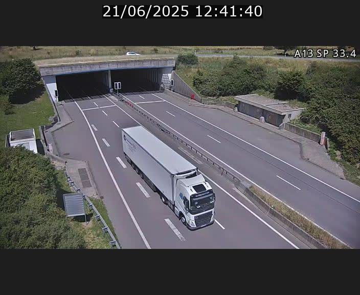Webcam trafic sur A13 à hauteur d'Altwies en direction de Mondorf-les-bains et en provenance de l'Allemagne