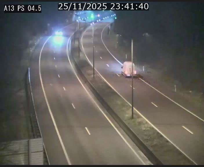 Traffic live webcam Luxembourg Differdange - A13 direction Esch-sur-Alzette - BK 4.5