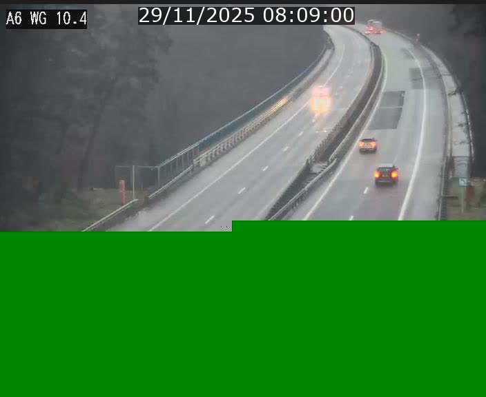 Traffic live webcam Luxembourg Mamer - A6 - BK 10.4 - direction Luxembourg/France/Allemagne