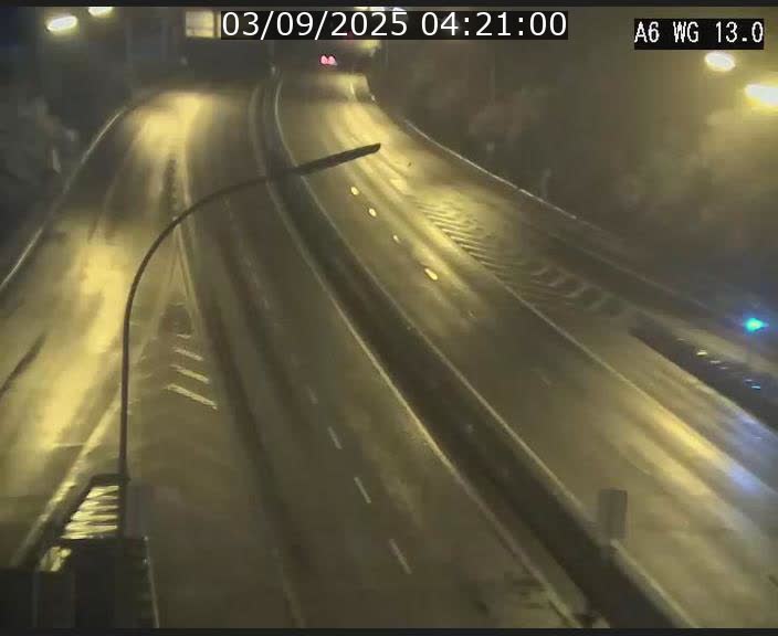 Traffic live webcam Luxembourg Mamer - A6 - BK 13 - direction Luxembourg/France/Allemagne