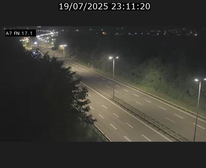 Caméra trafic Luxembourg - A7, Merscherbierg direction Mersch