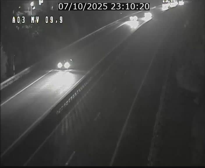 Webcam Autoroute à la Croix de Bettembourg - A3 - BK 9.9 - direction Luxembourg-Ville
