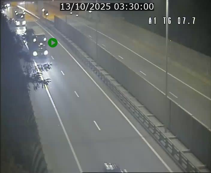 Traffic live webcam Luxembourg Kirchberg - A1 direction Luxembourg-ville - BK 7.7
