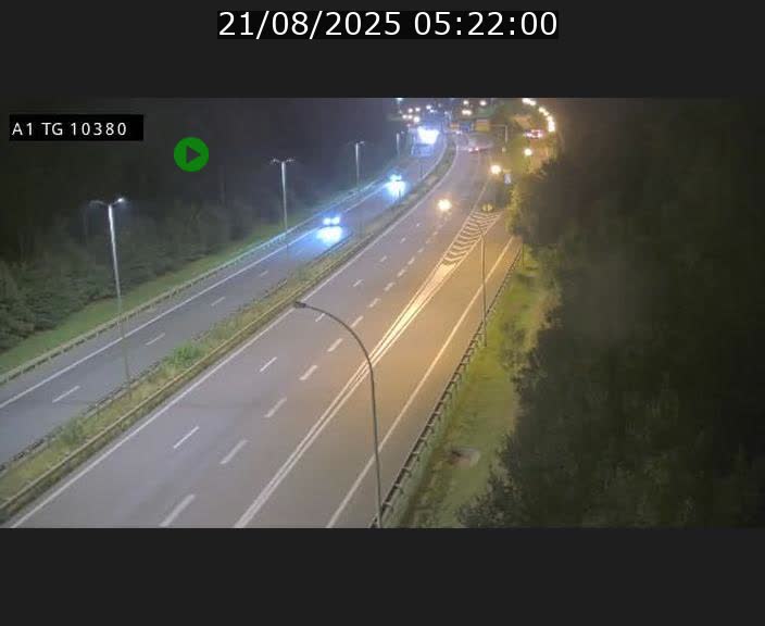 Traffic live webcam Luxembourg Senningerberg - A1 direction Luxembourg Kirchberg - BK 10.3