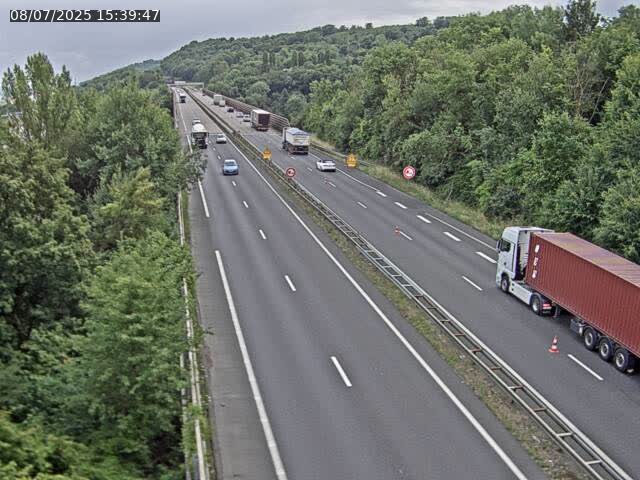 Caméra autoroute France - A30, Hayange direction Metz