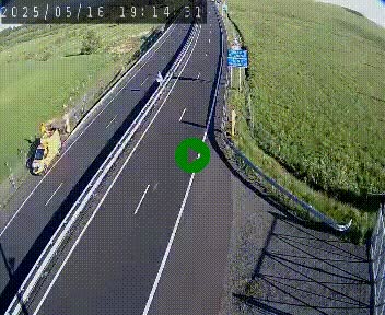 Caméra autoroute A75 à hauteur du col de la Fageole en direction de Clermont-Ferrand
