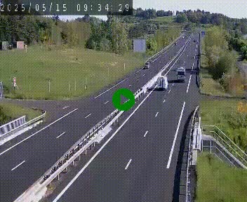 Caméra autoroutière France - A75, Coren, en direction de Montpellier