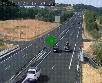 Caméra autoroutière France - A75, Coren, en direction de Montpellier