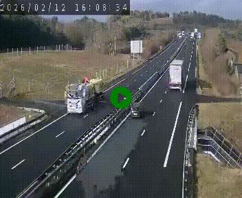 Caméra autoroutière France - A75, Coren, en direction de Montpellier