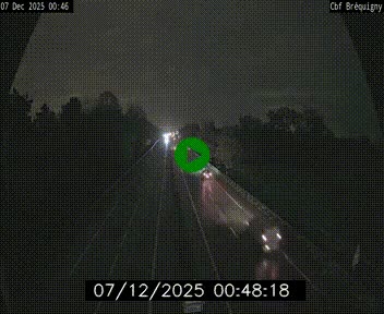 Webcam sur le périphérique de Rennes (N136) à hauteur du quartier Bréquigny, au sud de la ville