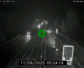 Webcam sur le périphérique de Rennes (N136) à hauteur de Maurepas, au nord de la ville