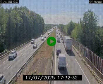 Webcam sur le périphérique de Rennes (N136) à hauteur de Maurepas, au nord de la ville