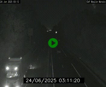 Webcam sur le périphérique de Nantes (N844) entre la Porte de Saint-Luce et la Porte d'Anjou, à l'est de la ville