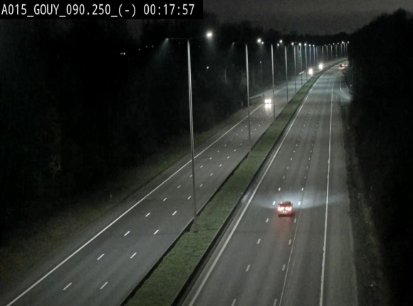Webcam autoroute Belgique - Gouy-lez-piéton - E42 - BK 90.3