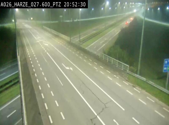Caméra autoroute Belgique - Sougné-Remouchamps,E25 direction Luxembourg