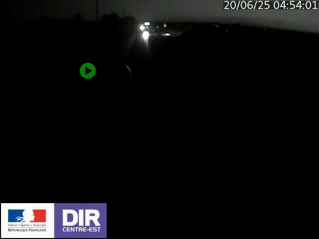 Webcam sur le contournement de Valence, sur la Nationale 7, à la jonction avec la N532, caméra orientée vers Grenoble