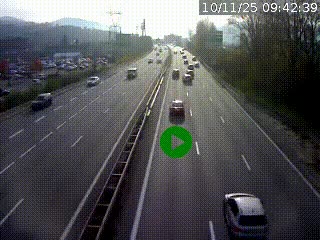 Caméra routière à hauteur des centres commerciaux et de la sortie 14 en direction d'Albertville