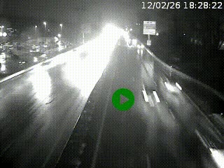 Caméra routière à hauteur des centres commerciaux et de la sortie 14 en direction d'Albertville