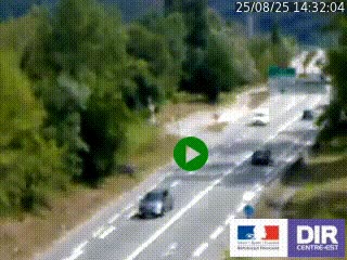 Webcam info trafic à proximité de Vizille sur la N85, au niveau du point de vue du Saut du Moine à Champagnier