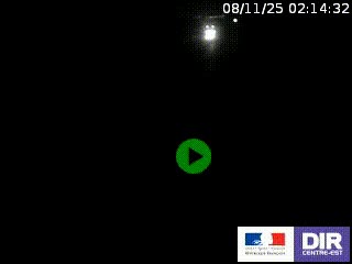 Webcam routière sur la RN7 à hauteur de Toulon-sur-Allier, entre Moulins et Vichy