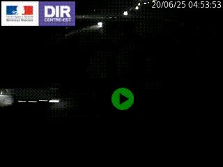 Webcam traffic à Grenoble-sud sur l'autoroute A480. Vue orientée vers l'entrée et la sortie de Grenoble