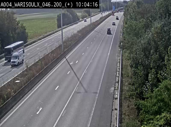 Webcam autoroute Belgique - Warissoulx - E411 - BK 46.2