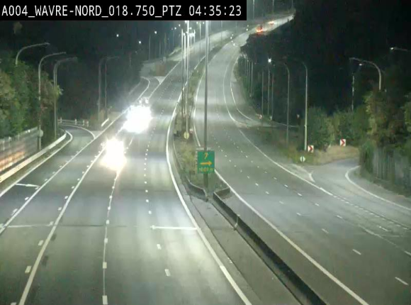 Webcam traffic E411(A4) - BK 18.7 - Bierges (Wavre Nord)