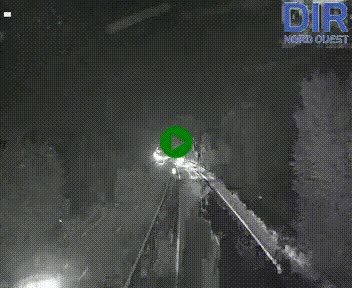 Webcam sur le périphérique de Caen (N814) à l'est de la ville, à Mondeville hauteur de la sortie 2, Presqu'île-Rives de l'Orne, au bout de l'autoroute A13