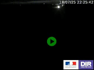 Webcam routière sur la RN7 à hauteur de Toulon-sur-Allier, entre Moulins et Vichy