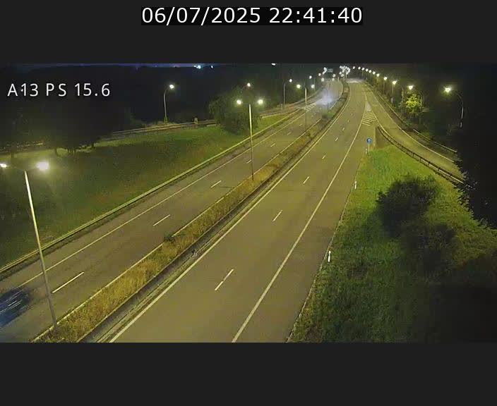 Traffic live webcam Luxembourg Kayl - A13 direction Dudelange - BK 15.6
