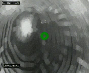 Webcam routière à la fin de la N10, en périphérique ouest d'Angouleme, proche de la jonction avec l'A10