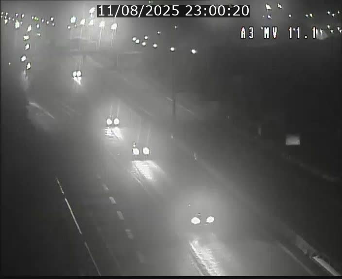 Traffic live webcam Luxembourg Croix de Bettembourg A3 - BK 11.1 - direction Luxembourg-ville