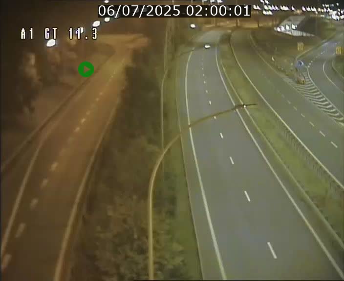 Traffic live webcam Luxembourg Senningerberg - A1 direction Allemagne - BK 11.3