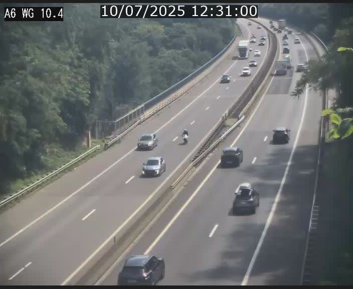 Traffic live webcam Luxembourg Mamer - A6 - BK 10.4 - direction Luxembourg/France/Allemagne