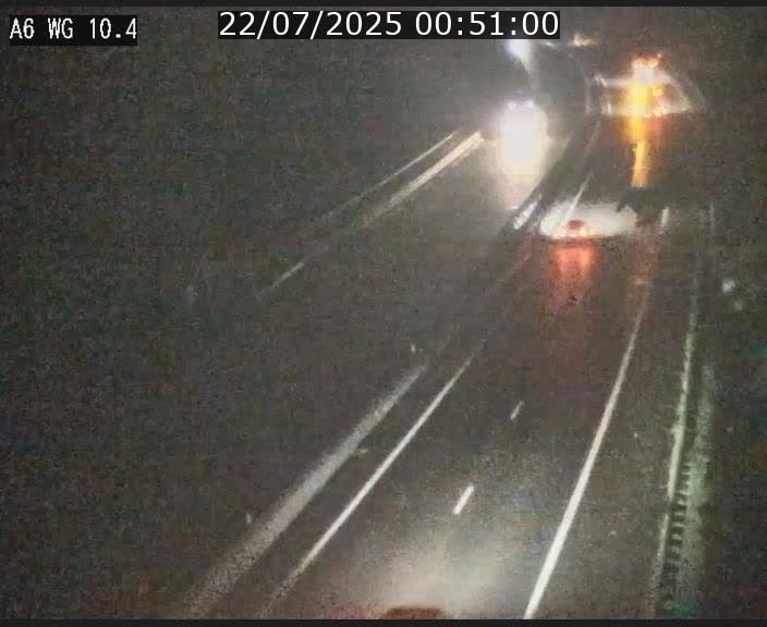 Traffic live webcam Luxembourg Mamer - A6 - BK 10.4 - direction Luxembourg/France/Allemagne