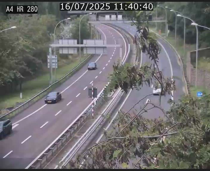 Webcam traffic A4 Luxembourg - BK 0.2 - P+R Bouillon (direction Luxembourg)