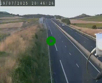 Caméra autoroute A75 à hauteur de Le Crest, en direction de Montpellier