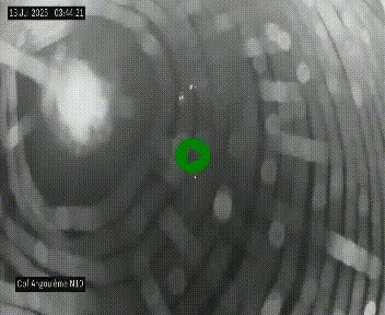 Webcam routière à la fin de la N10, en périphérique ouest d'Angouleme, proche de la jonction avec l'A10