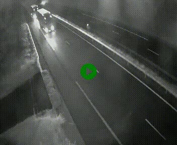 Caméra autoroute A75 à hauteur du col des Issartets en direction de Montpellier