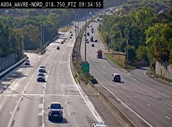 Webcam traffic E411(A4) - BK 18.7 - Bierges (Wavre Nord)