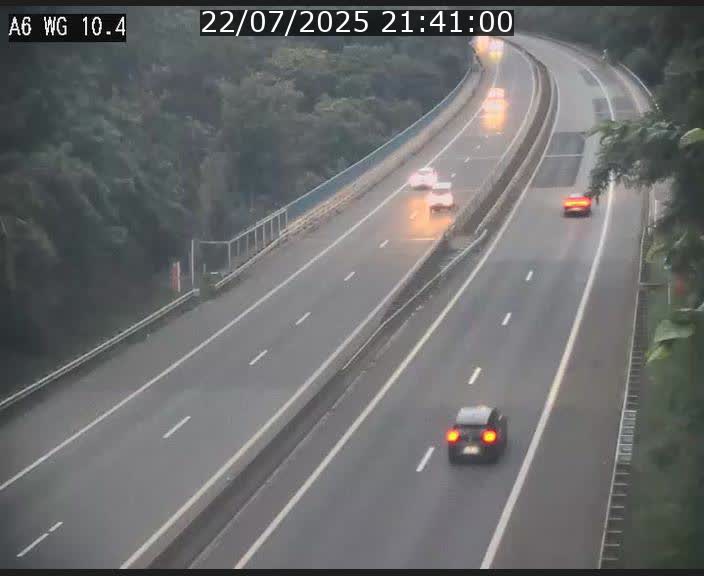 Traffic live webcam Luxembourg Mamer - A6 - BK 10.4 - direction Luxembourg/France/Allemagne