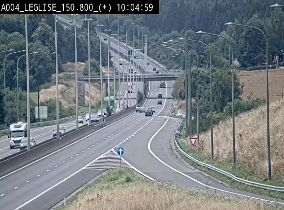Caméra autoroute Belgique - Côte de Léglise, E411(A4) direction Luxembourg