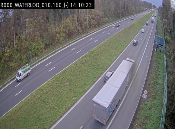 Webcam autoroute Belgique - Waterloo - R0 (ring de Bruxelles) - BK 12.3