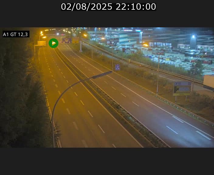 Traffic live webcam Luxembourg Senningerberg - A1 direction Allemagne - BK 12.3