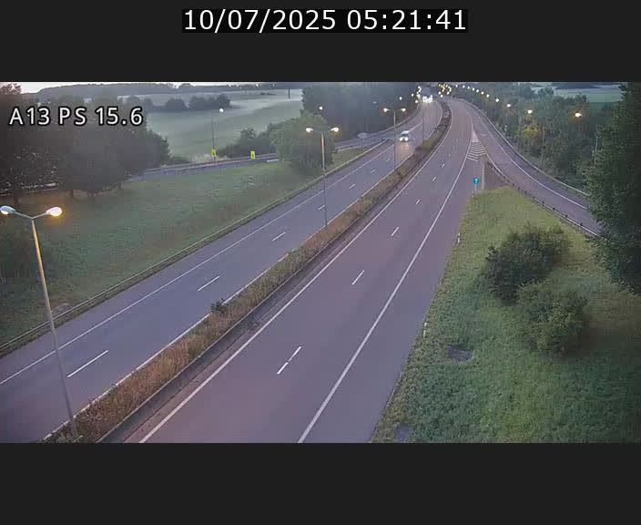 Traffic live webcam Luxembourg Kayl - A13 direction Dudelange - BK 15.6