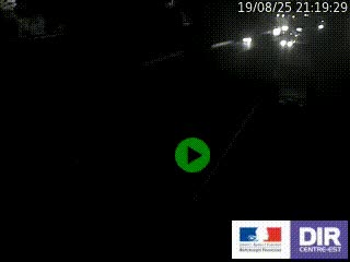 Caméra autoroutière sur l'A47 à hauteur de Givors, a proximité de Lyon. La webcam est orientée vers Lyon
