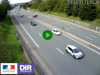 Webcam routière à Saint-Etienne-Terrenoire sur la RN88 avant la jonction entre l'A72 et le Boulevard Périphérique de Saint-Etienne