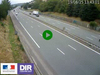 Webcam routière à Saint-Etienne-Terrenoire sur la RN88 avant la jonction entre l'A72 et le Boulevard Périphérique de Saint-Etienne