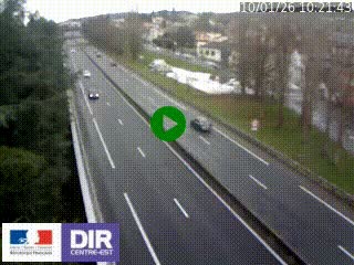 Webcam routière à Le Chambon-Feugerolles sur la RN88 entre Firminy et Saint-Etienne